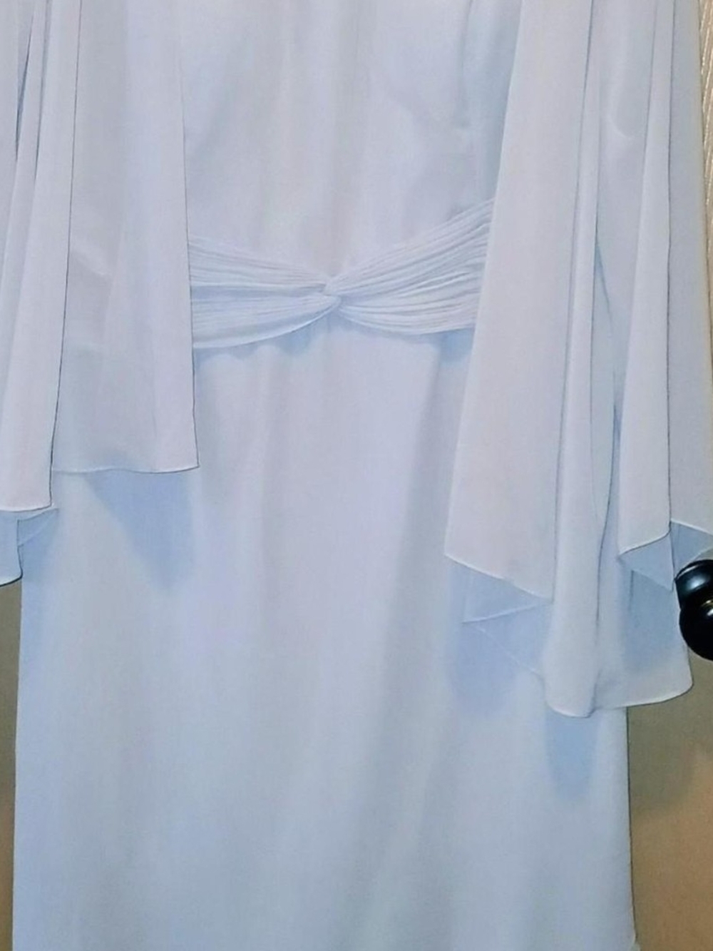 Elegant Dusty Lavender Women's Dress with Draped Waist